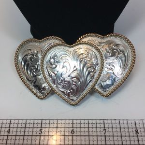 Montana Silversmiths Silver & Gold Plated Buckle